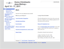 Tablet Screenshot of bishop2011.homoclimbtastic.com